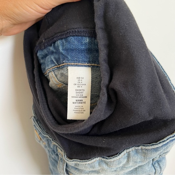 H&M Mama Maternity Denim Jean Shorts - Picture 5 of 9